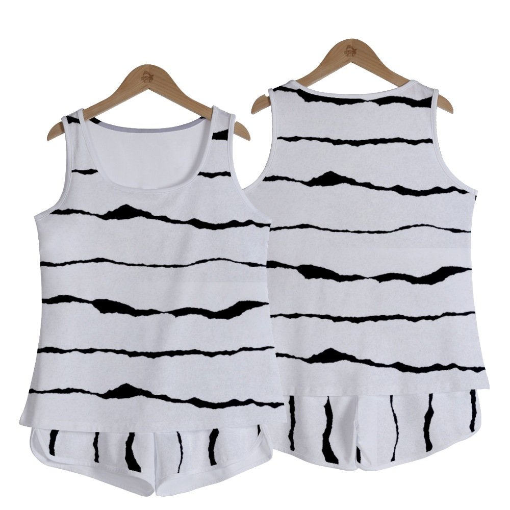Striped Casual Two-Piece Set