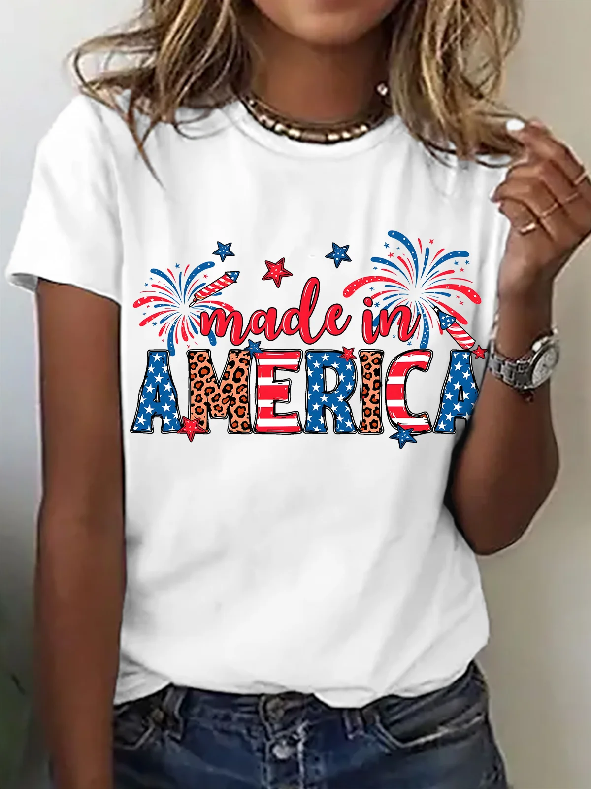 Made In America Cotton T-shirt