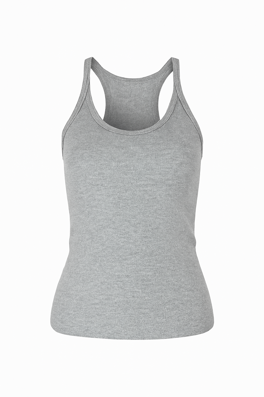 Women's Sleeveless Tank Top Summer White Plain Cotton Crew Neck Daily Going Out Simple Top