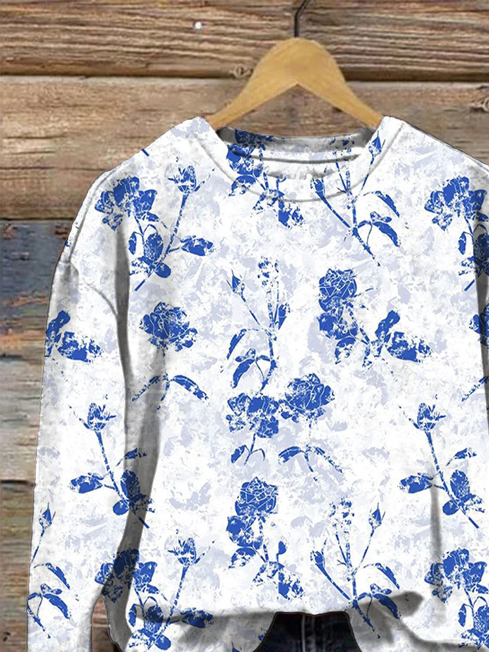 Floral Loose Casual Sweatshirt