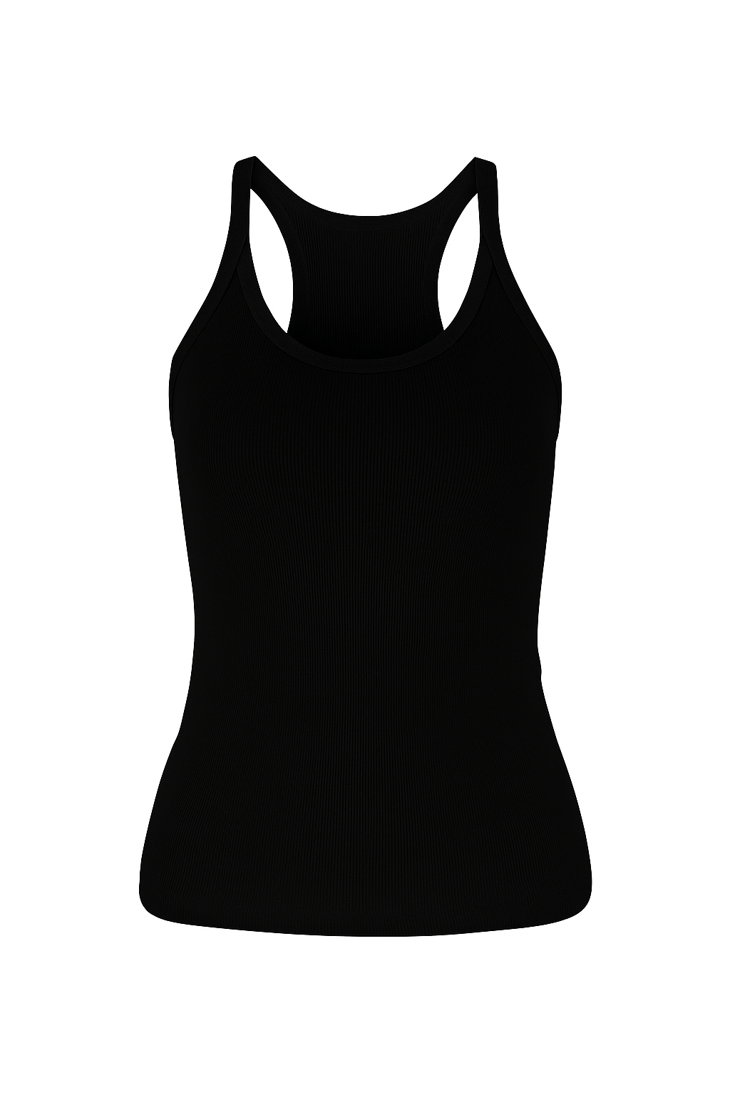 Women's Sleeveless Tank Top Summer White Plain Cotton Crew Neck Daily Going Out Simple Top