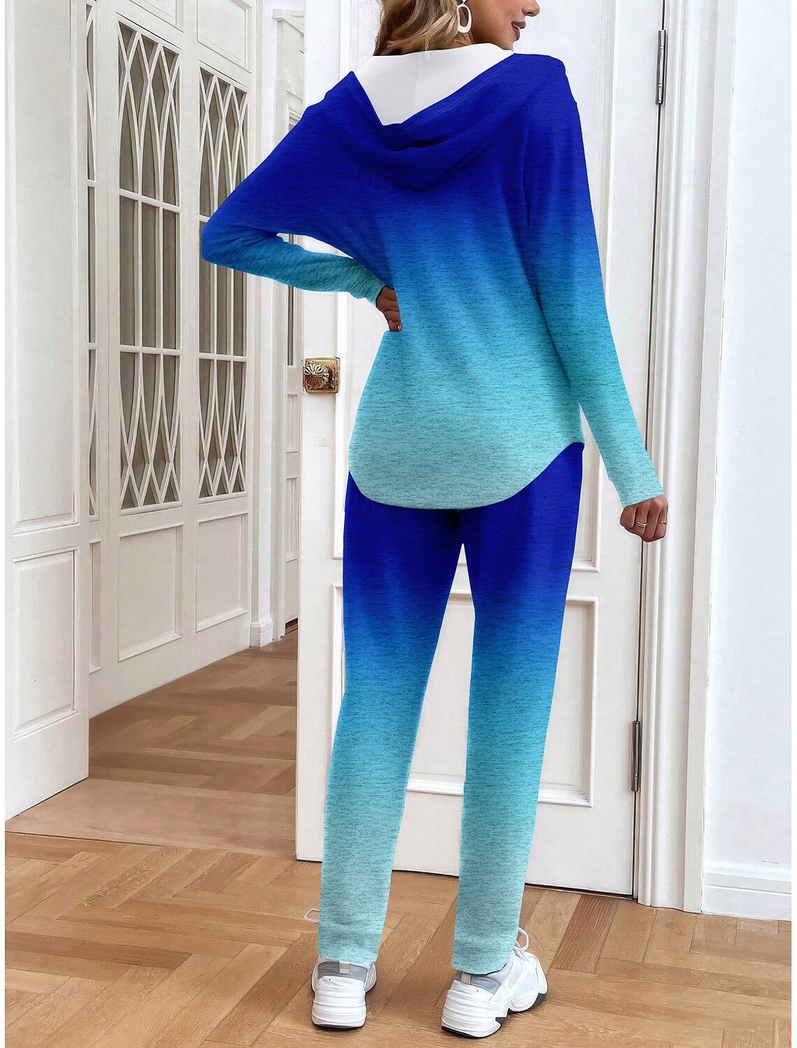 Women's Casual Long-Sleeved Jacket And Trousers Suit