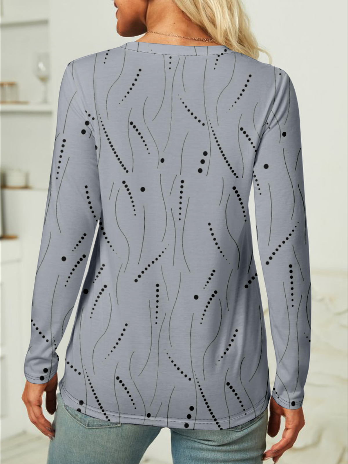 Long Sleeve Round Neck T-Shirt