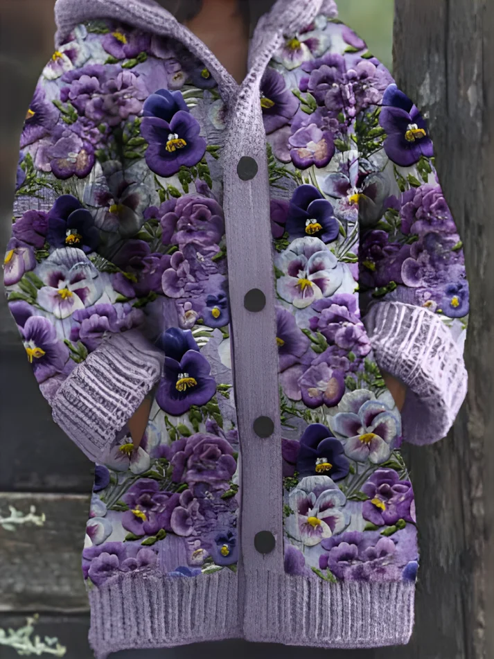 Casual Loose 3D Printing Kimono