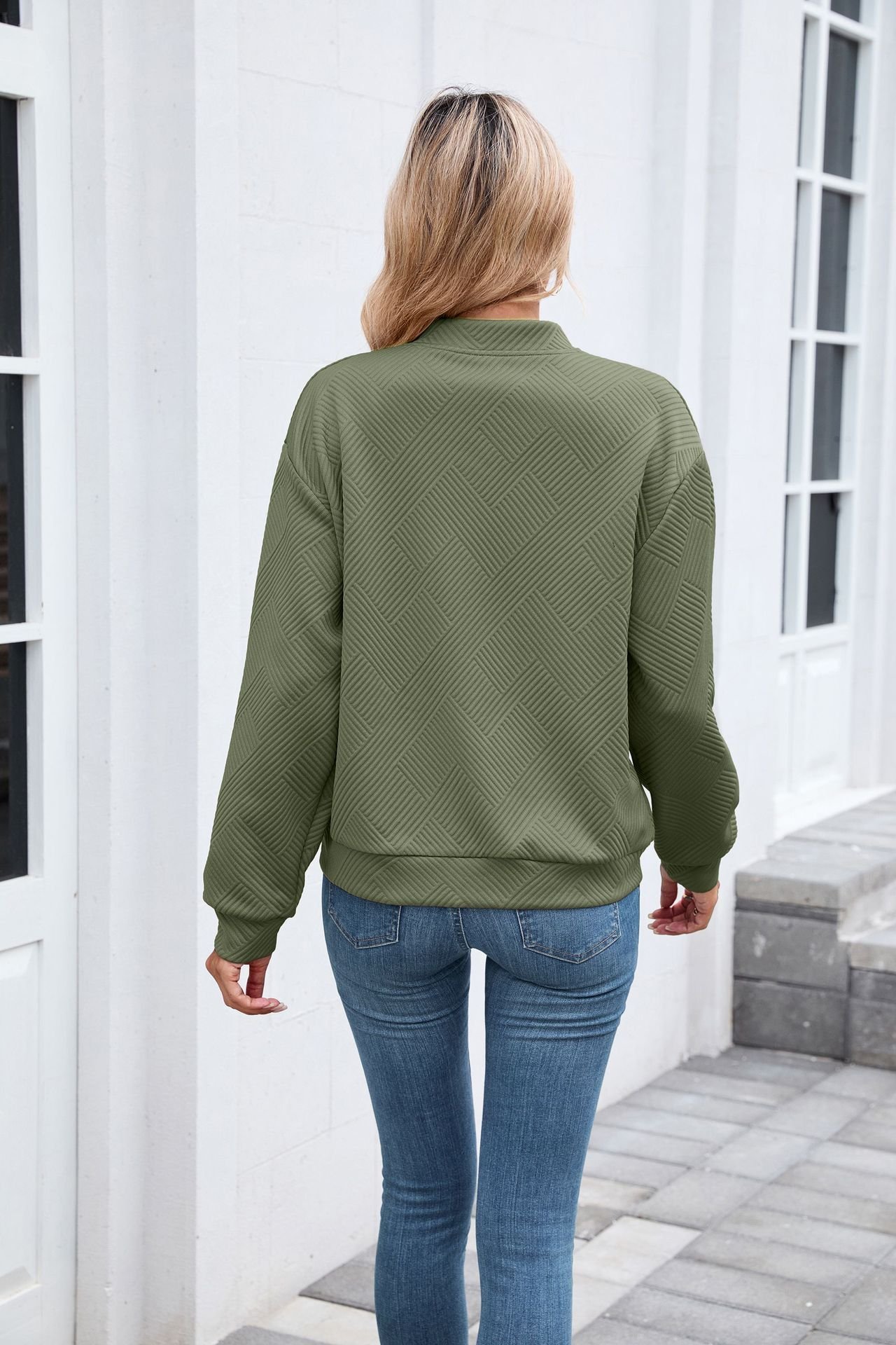 Stand Collar Casual Cotton Jacket