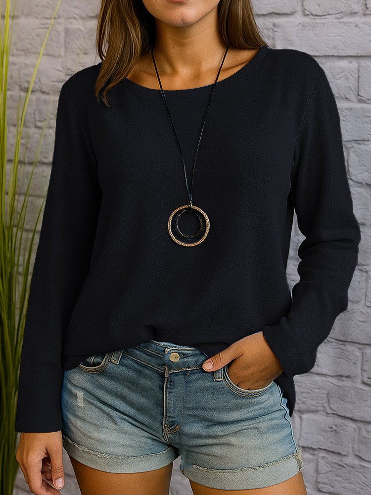 Cotton Crew Neck Regular Fit Casual T-Shirt