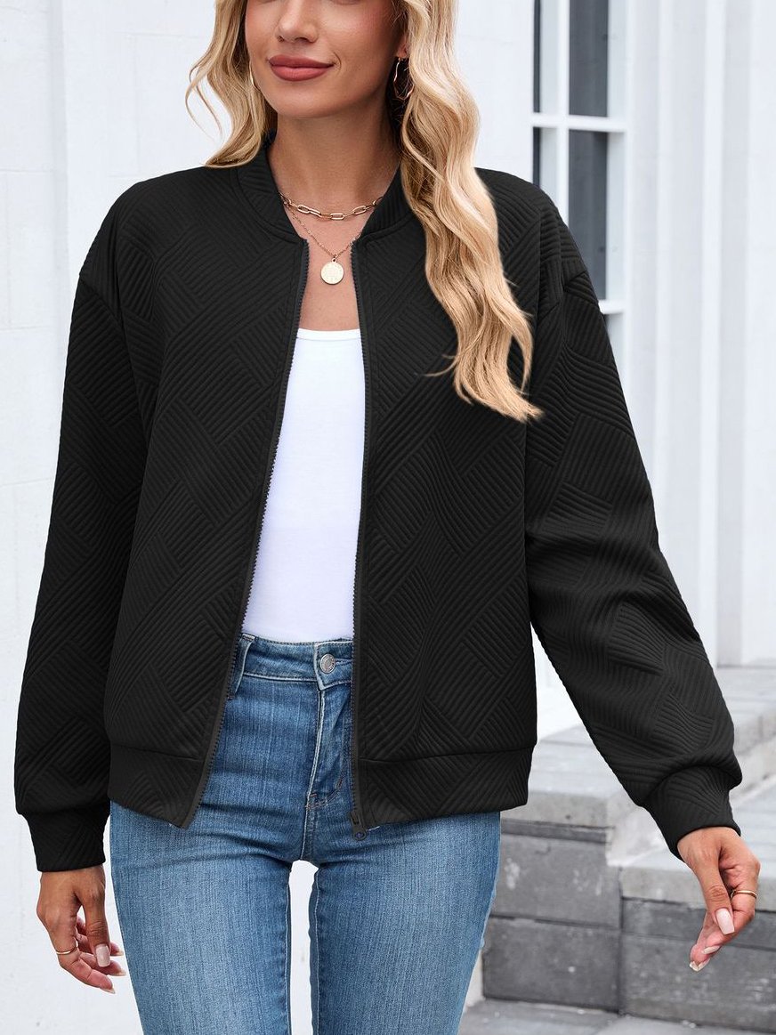Stand Collar Casual Cotton Jacket