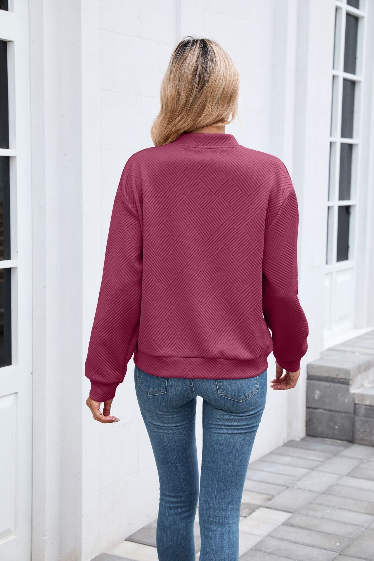Stand Collar Casual Cotton Jacket
