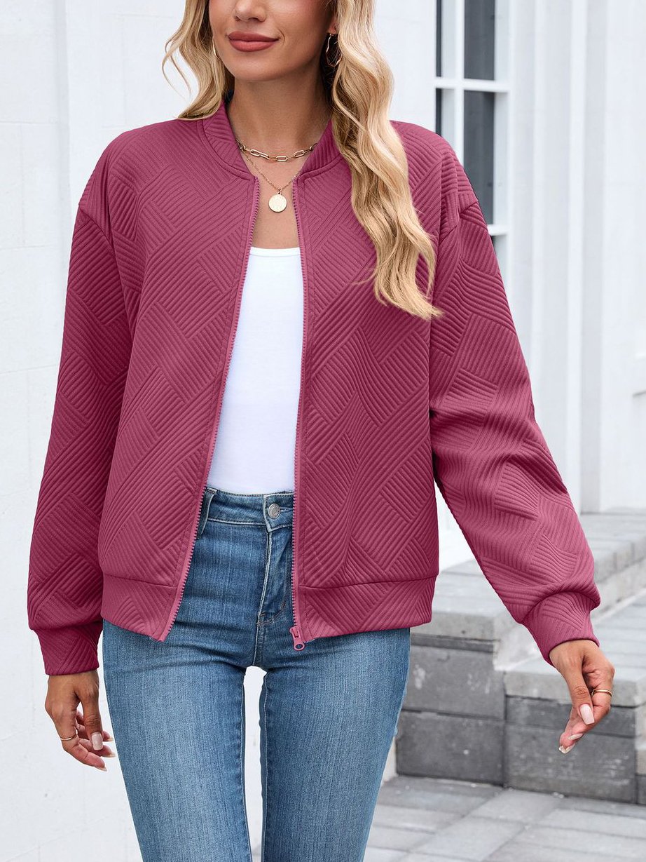 Stand Collar Casual Cotton Jacket