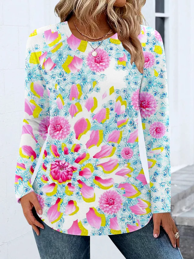 Crew Neck Casual T-Shirt