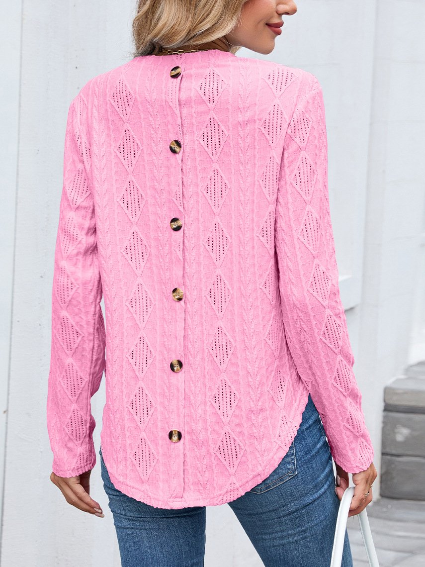 Casual Regular Fit Plain T-Shirt