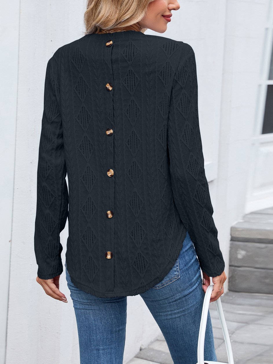 Casual Regular Fit Plain T-Shirt