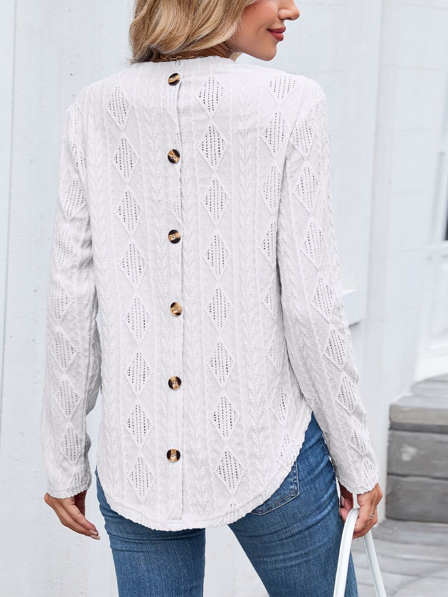 Casual Regular Fit Plain T-Shirt