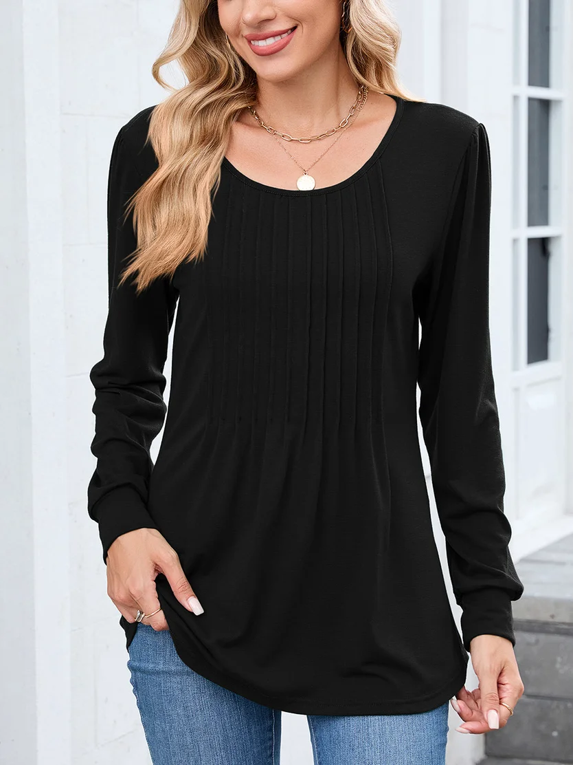 Cotton Regular Fit Crew Neck Casual T-Shirt