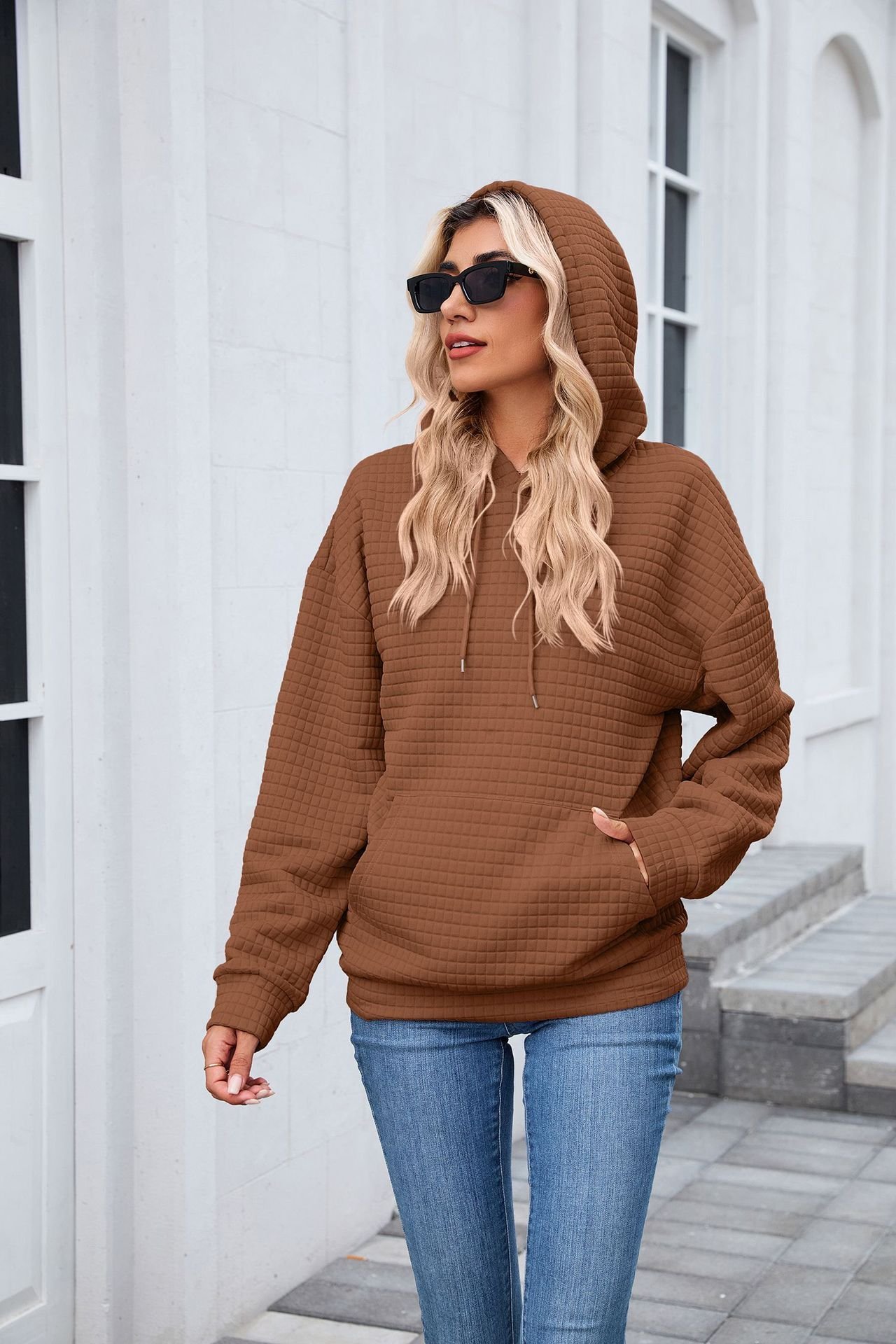 Casual Plain Hoodie