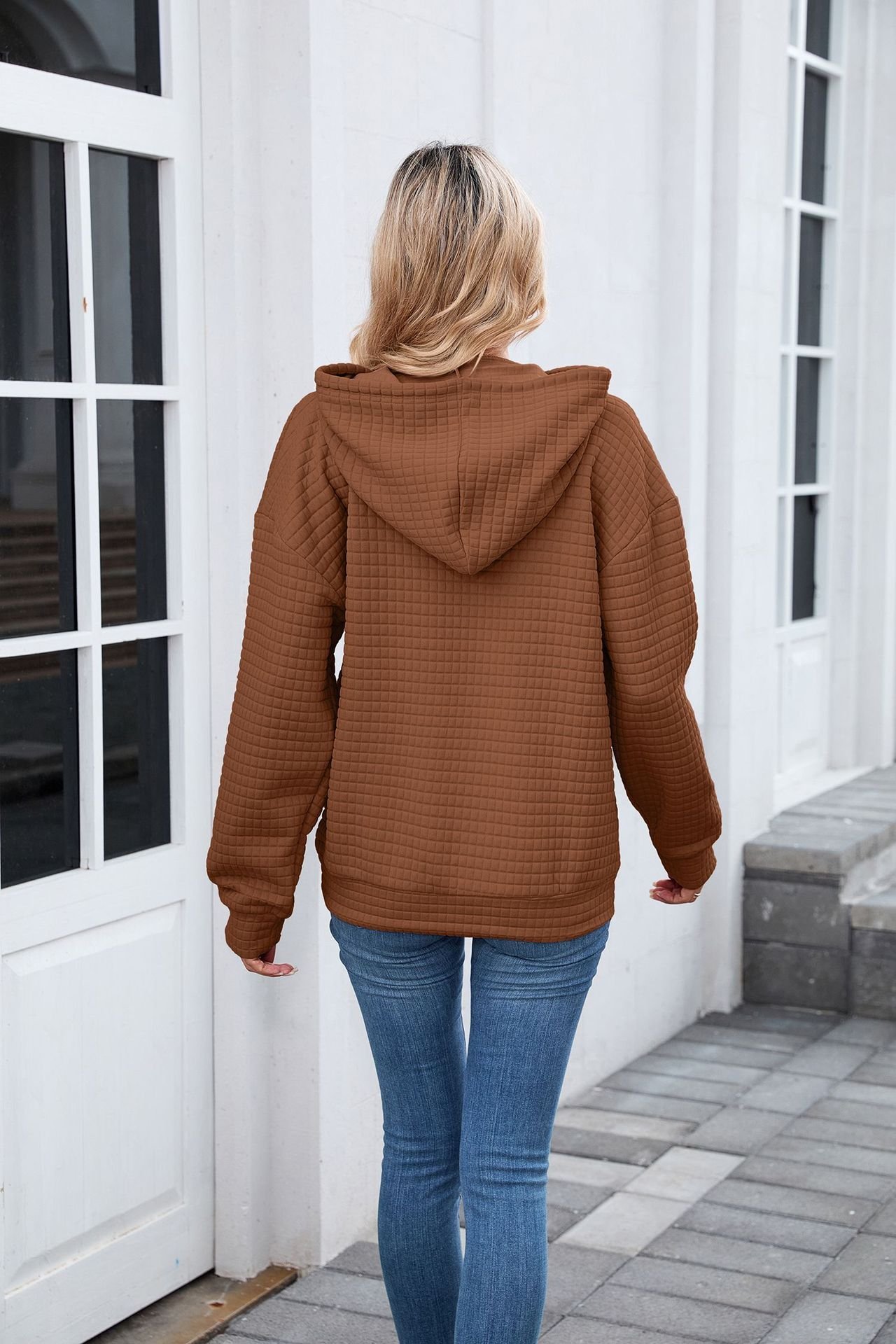 Casual Plain Hoodie