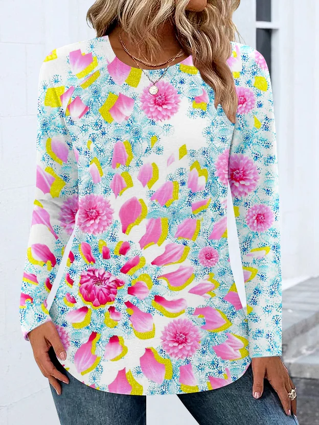 Crew Neck Casual T-Shirt