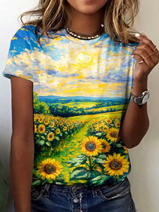 Vintage Plain T-Shirt