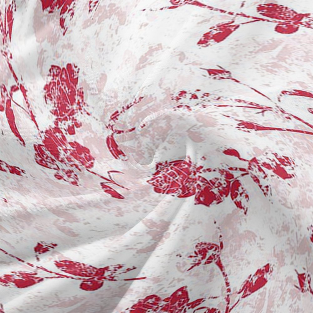 Floral Semi Formal Regular Fit Puff Sleeve Dress