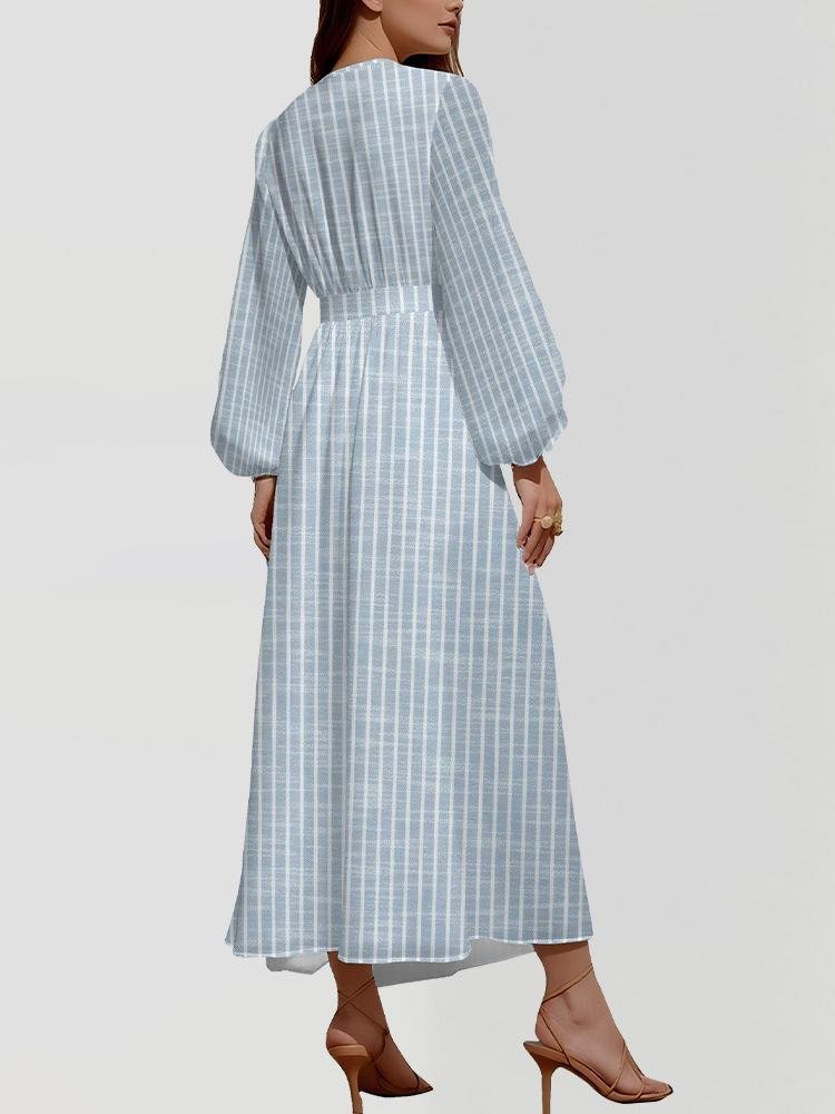 Regular Fit Semi Formal Puff Sleeve Dress