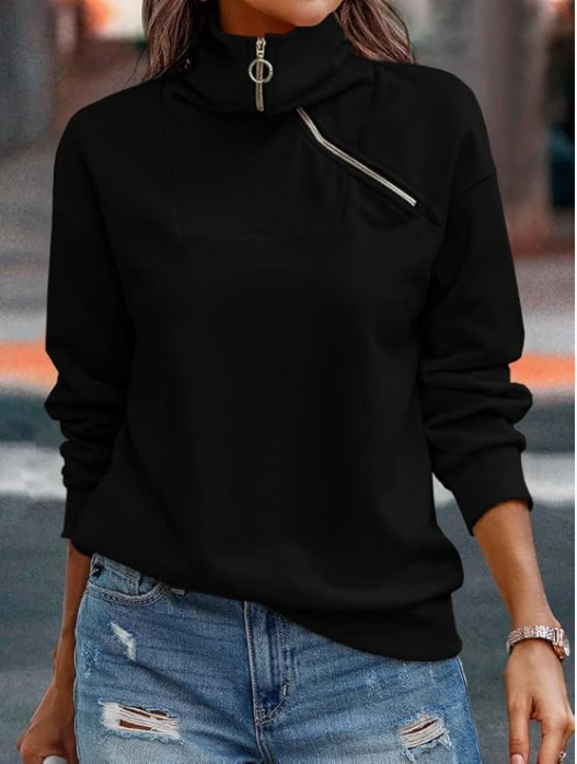Loose Simple Sweatshirt