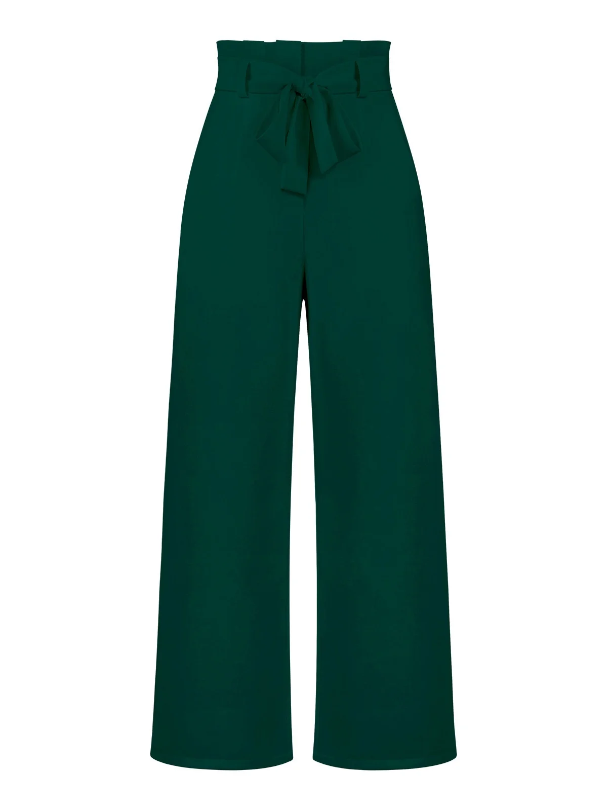 Women's  Elastic Waist H-Line Wide Leg Pants Daily Going Out Pants White Casual Split Joint Plain Spring/Fall Pants