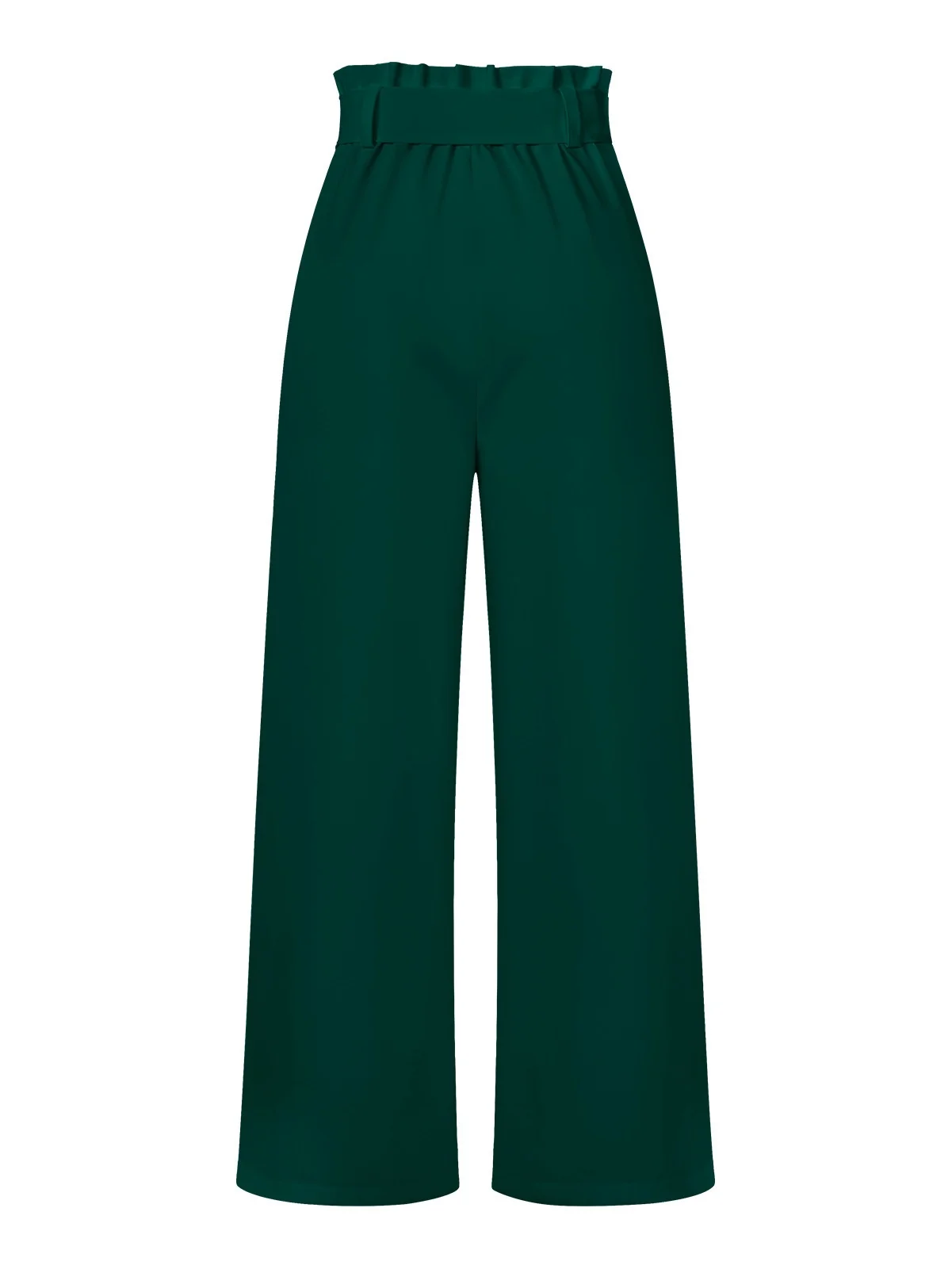 Women's  Elastic Waist H-Line Wide Leg Pants Daily Going Out Pants White Casual Split Joint Plain Spring/Fall Pants