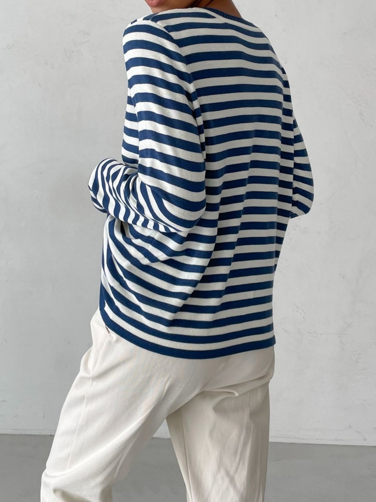 Loose Split Joint Wool/Knitting Urban Sweater