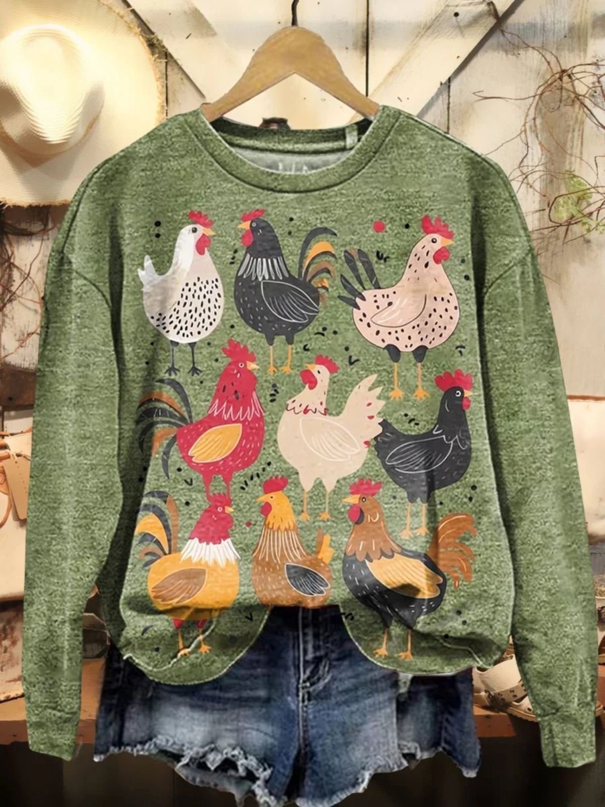 Regular Fit Simple Sweatshirt