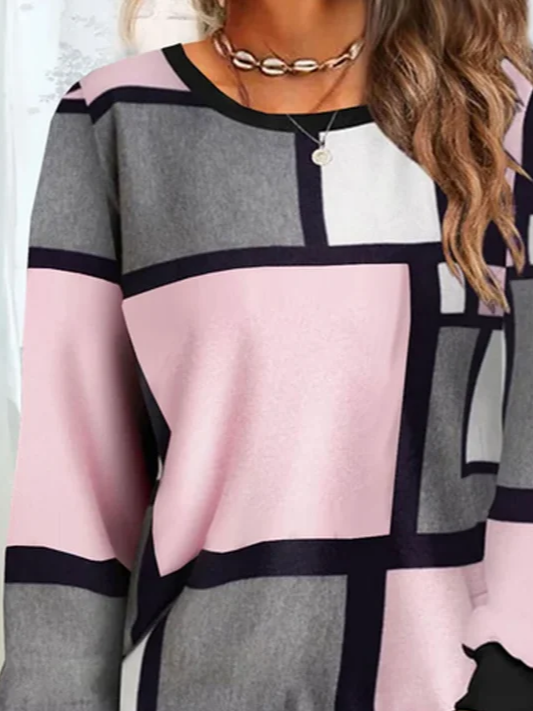 Casual Abstract Sweatshirt