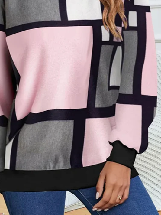 Casual Abstract Sweatshirt