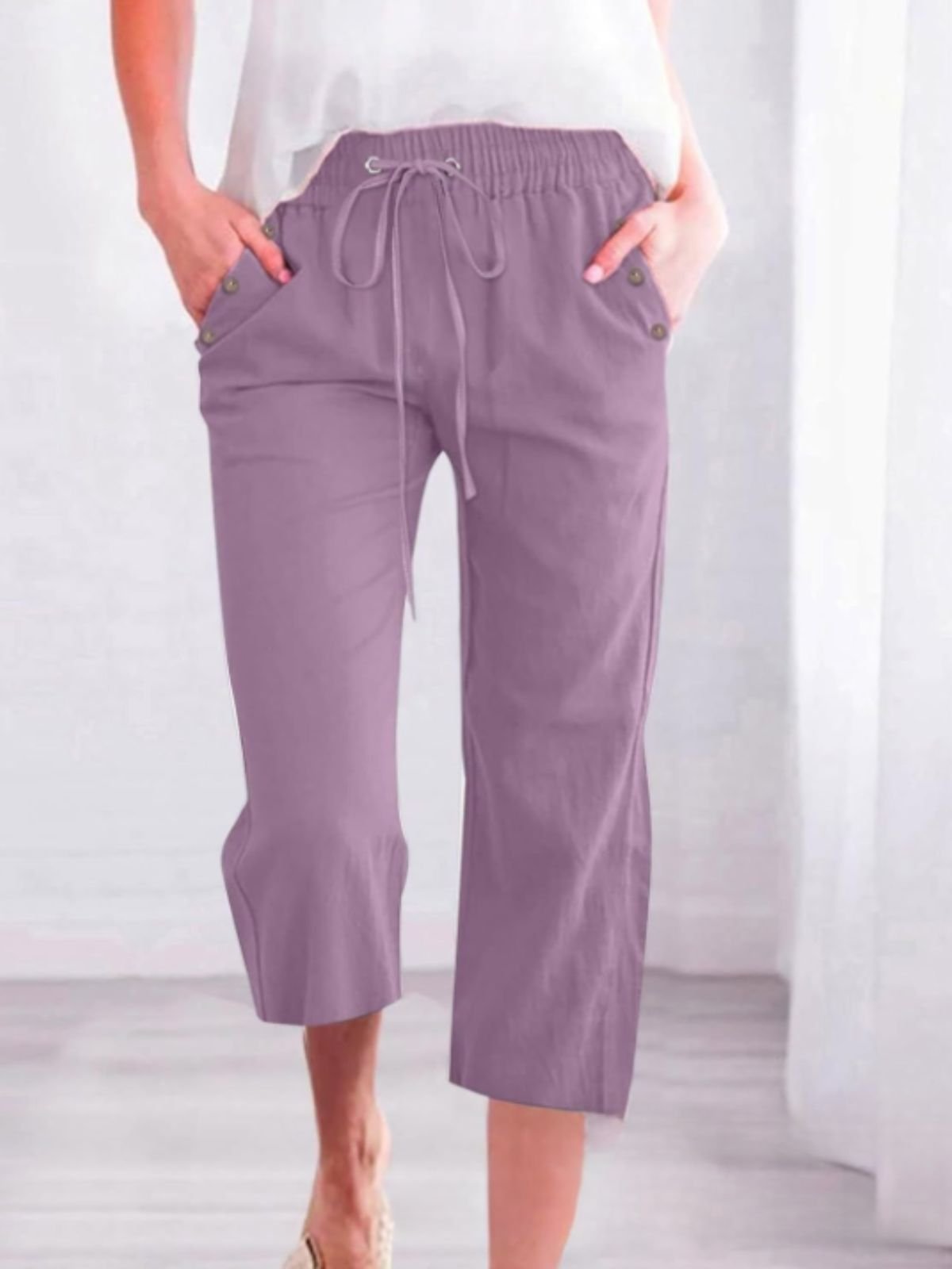 Simple Regular Fit Pants