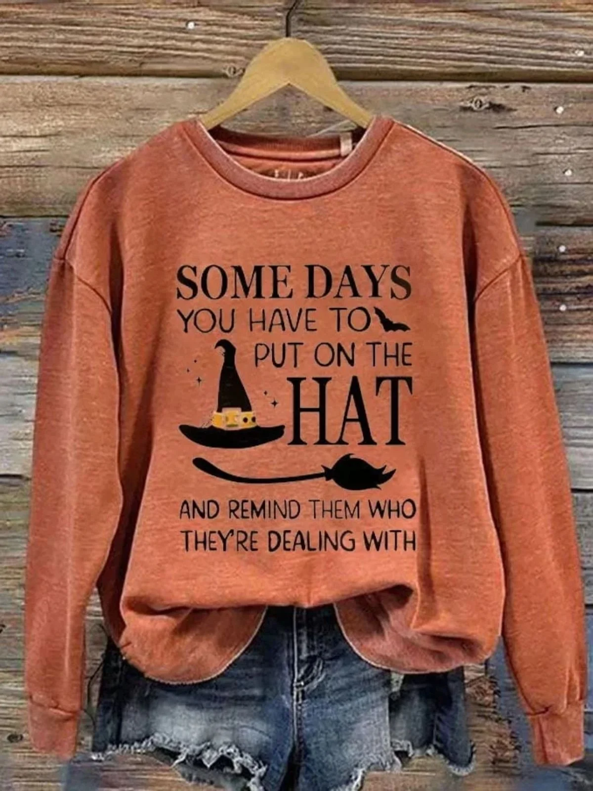 Halloween Crew Neck Regular Fit Casual Sweatshirt