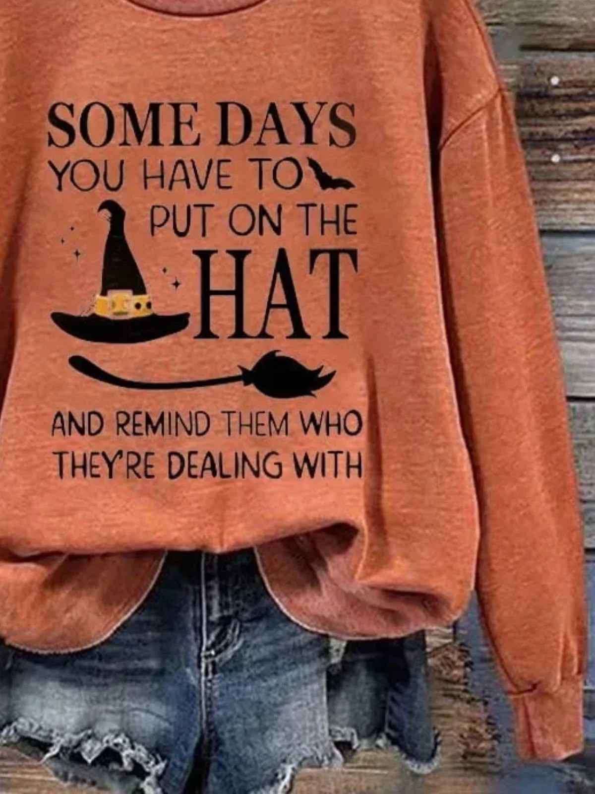 Halloween Crew Neck Regular Fit Casual Sweatshirt