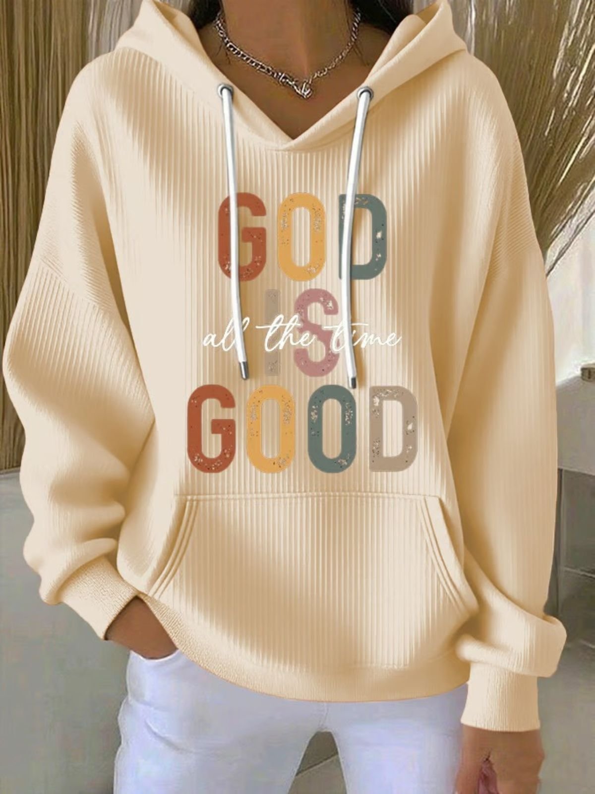 Cotton Regular Fit Vintage Hoodie