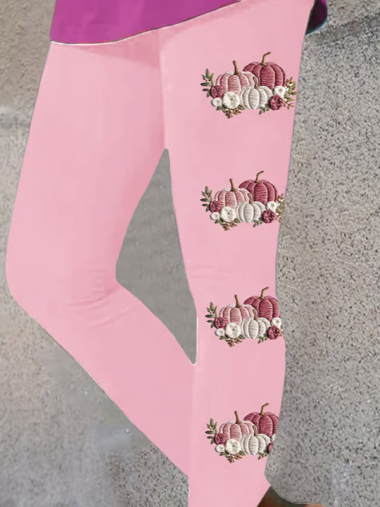 Halloween Jersey Casual Leggings