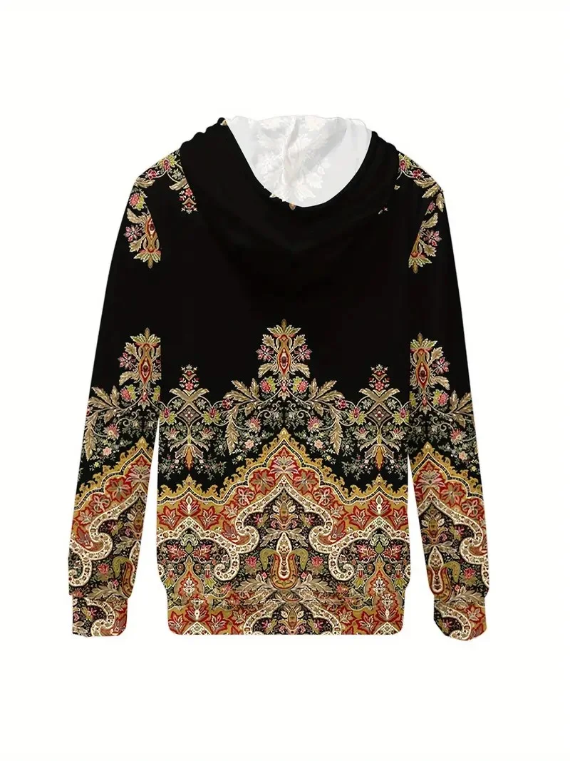 Hoodie Loose Ethnic Vintage Jacket