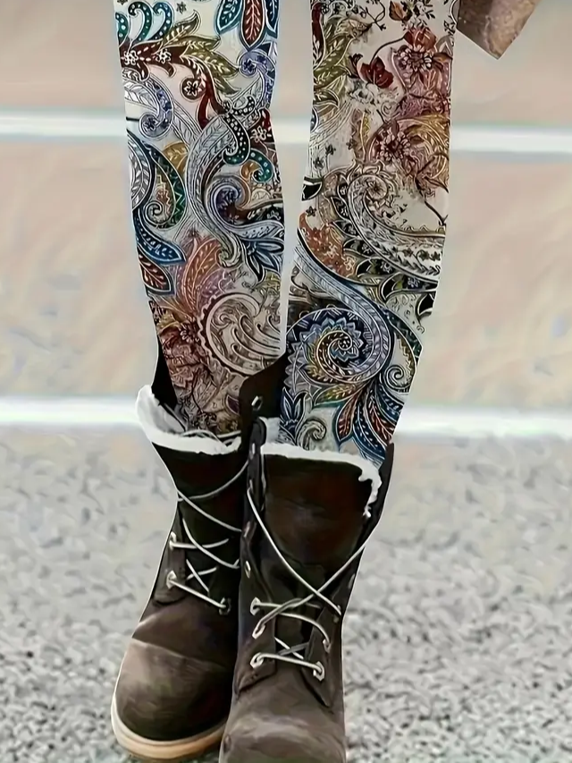 Floral Casual Printing Leggings