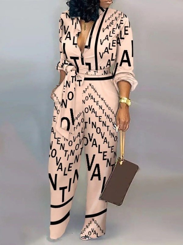 Women's H-Line Shirt Mock Neck Daily Going Out Casual Split Joint Plain Summer Long Jumpsuit Romper