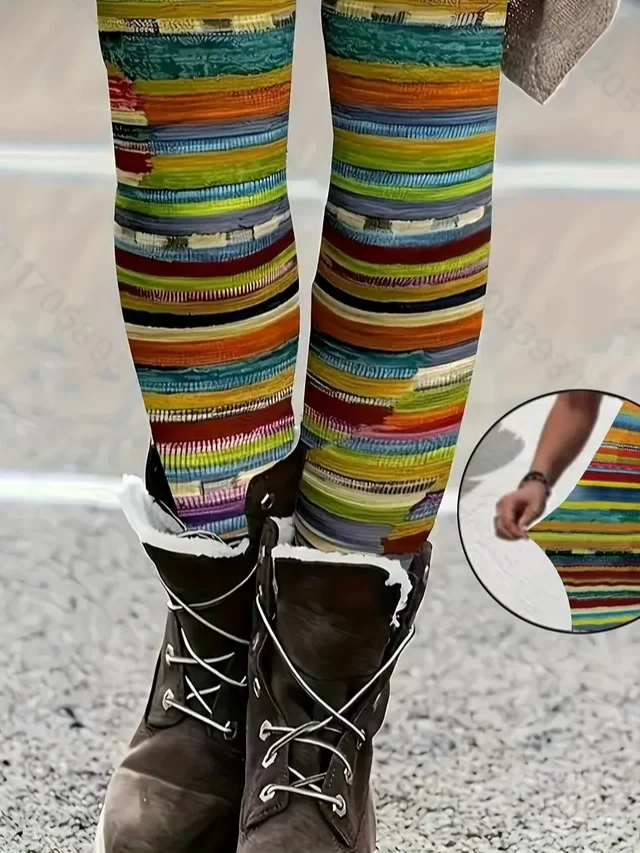 Printing Jersey Casual Leggings