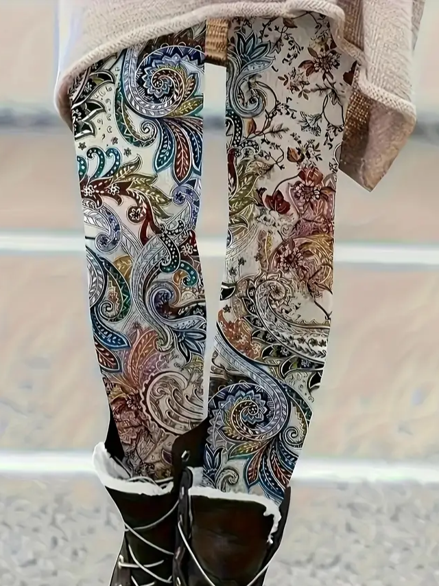 Floral Casual Printing Leggings