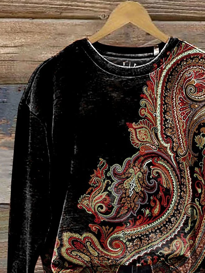 Casual Crew Neck Sweatshirt