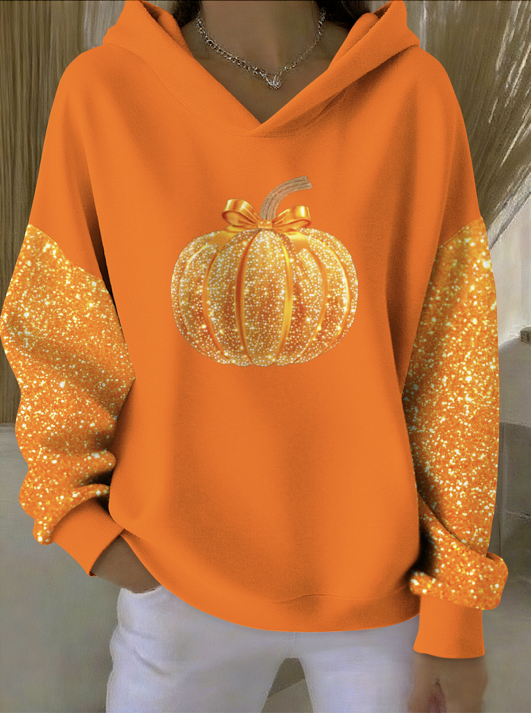 Hoodie Casual Regular Fit Halloween Hoodie