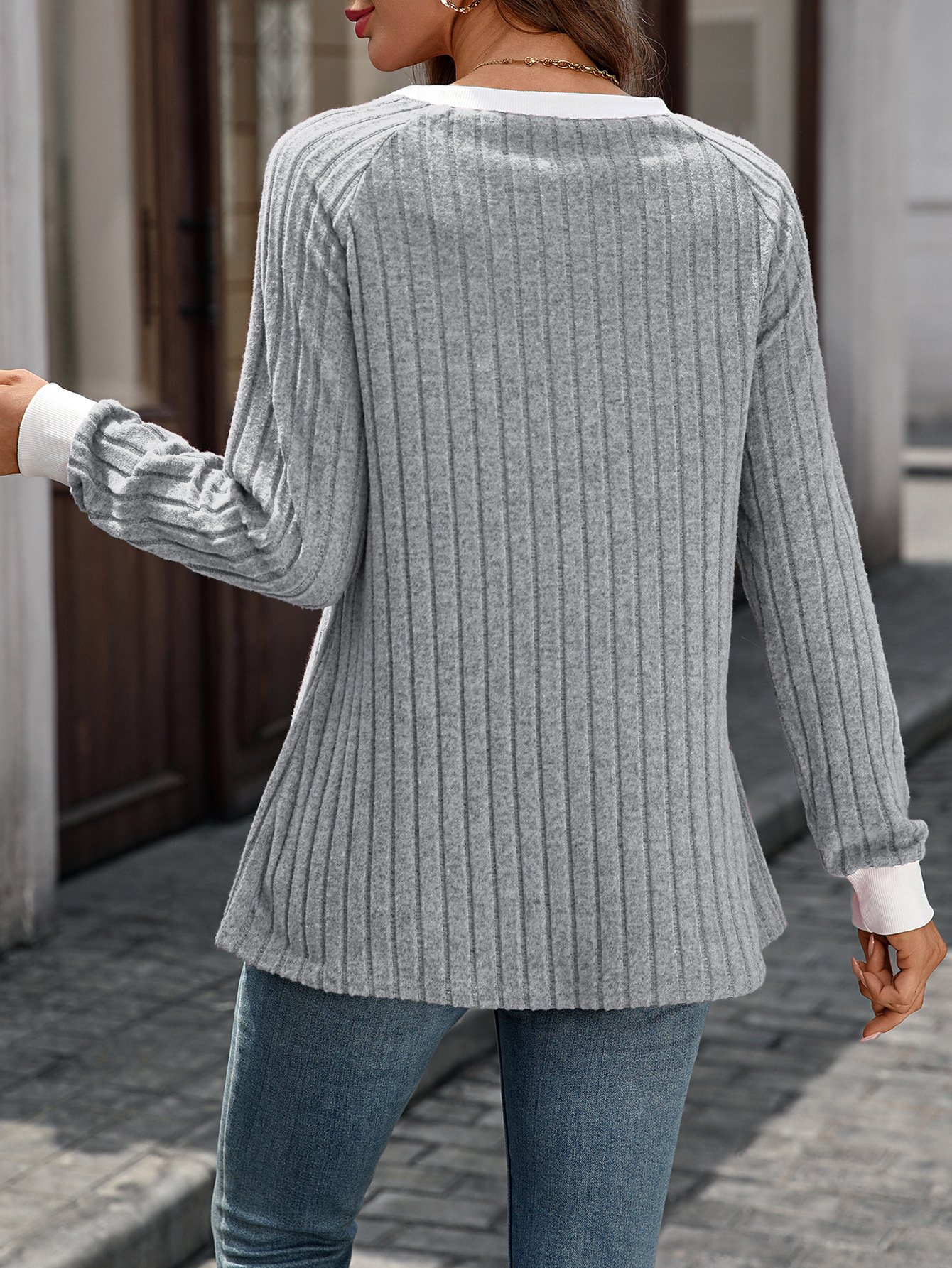 Casual Cotton Regular Fit Color Block T-Shirt