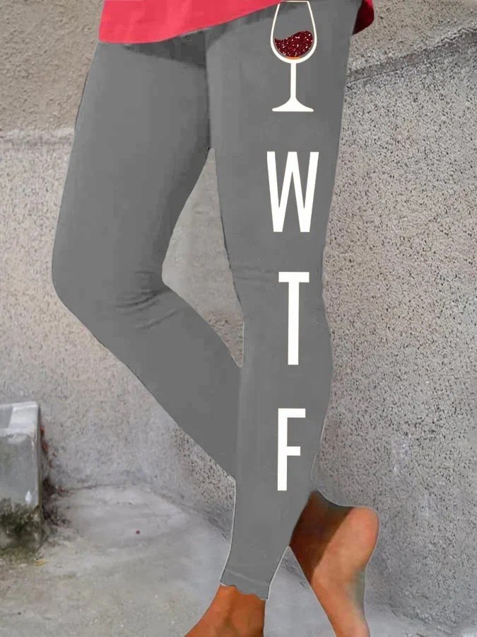 Women's Leggings with Vintage Turkey Holiday Pattern