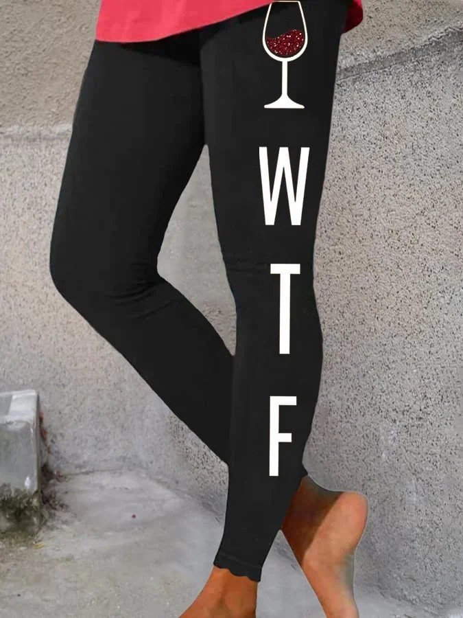 Women's Leggings with Vintage Turkey Holiday Pattern