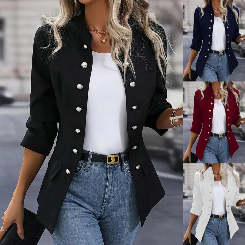 Plain Others Loose Sexy Jacket