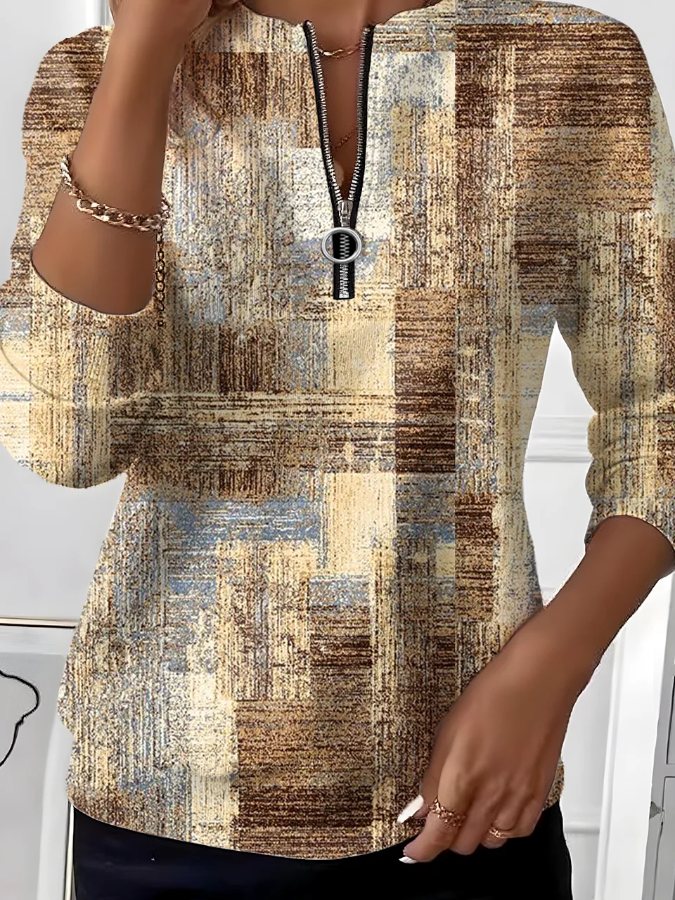 Gradient Pattern Vintage Sweatshirt