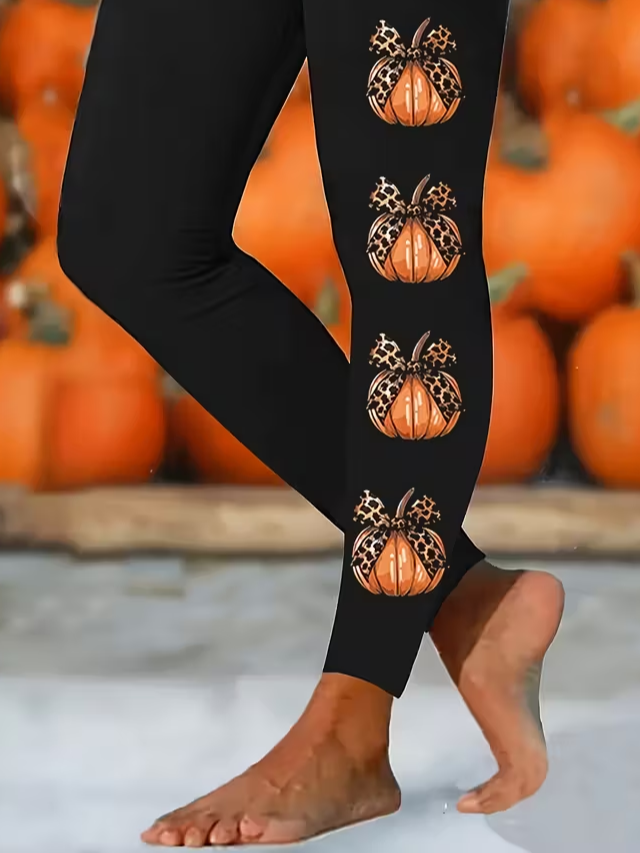 Halloween Casual Tight Leggings