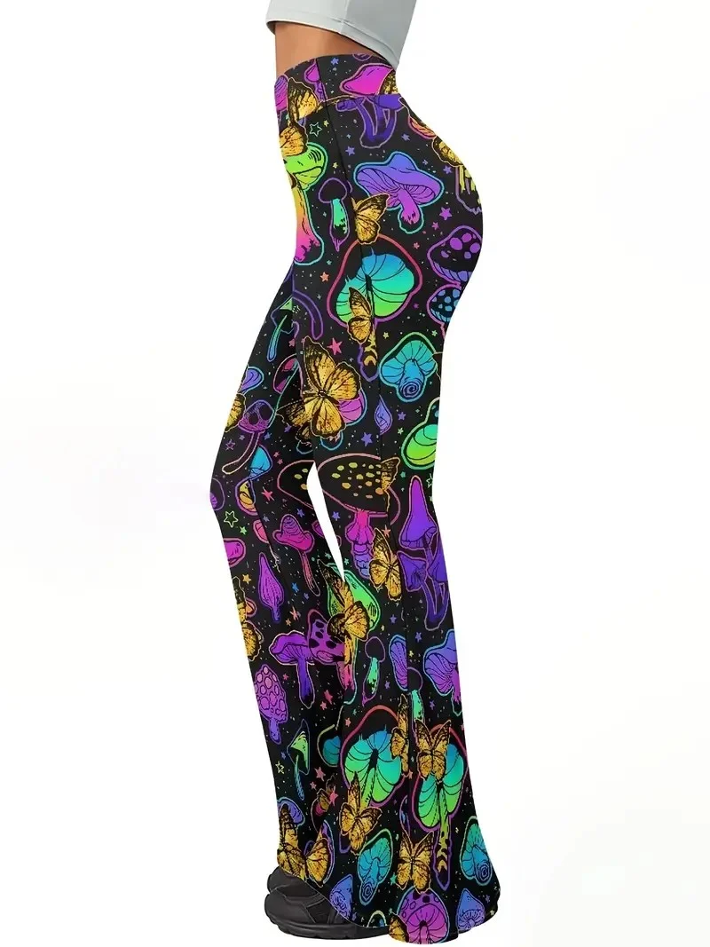 Simple Regular Fit Abstract Pants